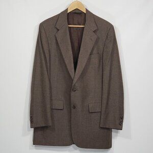 Vintage  Hart Schaffner & Marx  Raleighs  Brown Wool Jacket Blazer Sport Coat